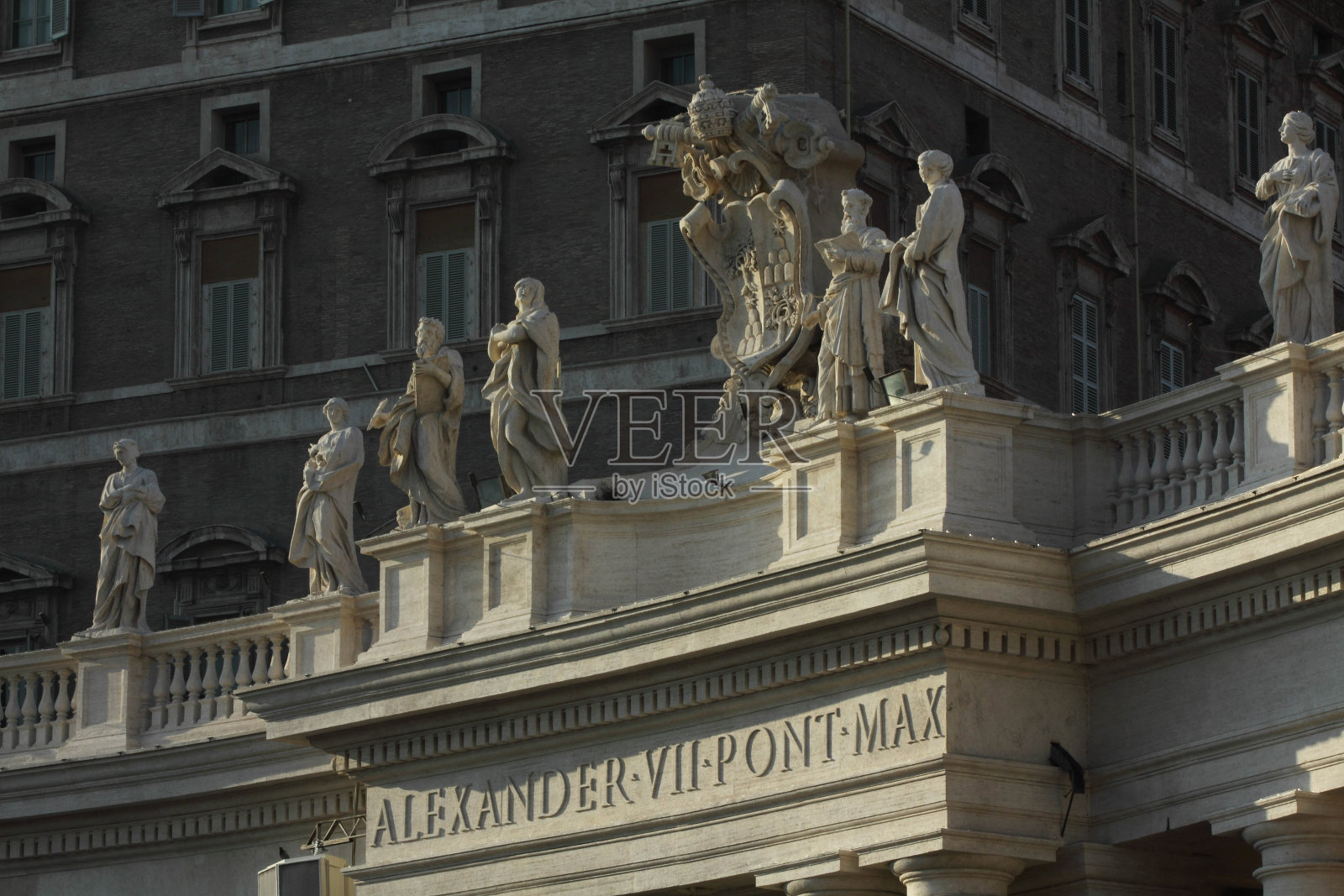 圣彼得广场外观照片摄影图片