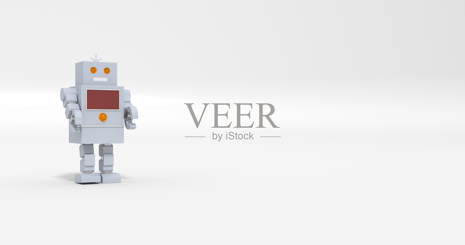 复古的玩具机器人照片摄影图片