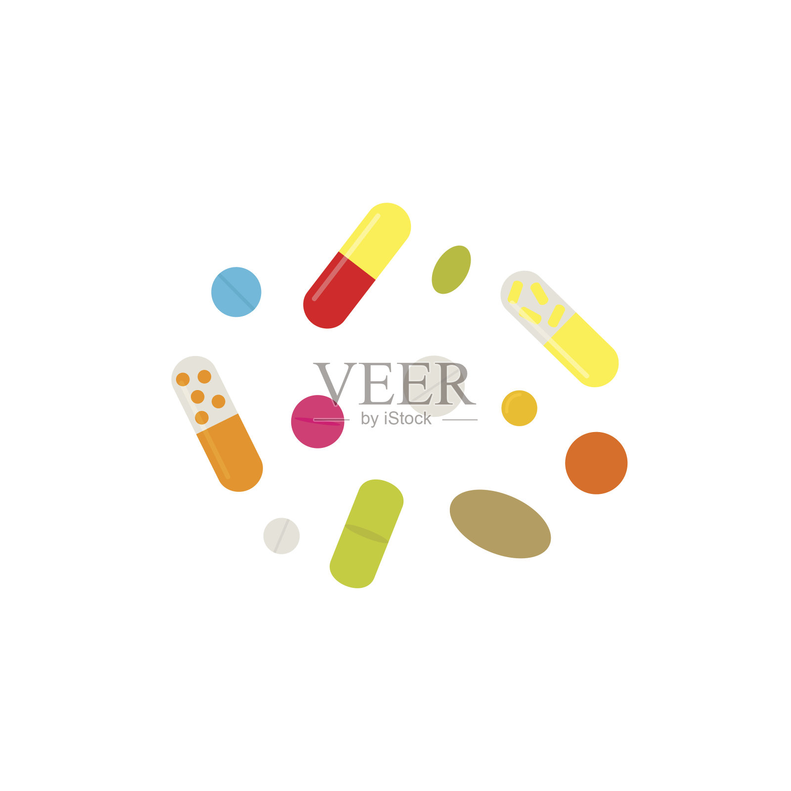 片集。插画图片素材