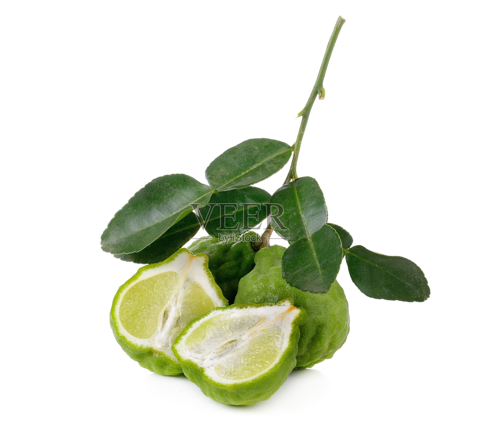 佛手柑水果在白色的背景照片摄影图片