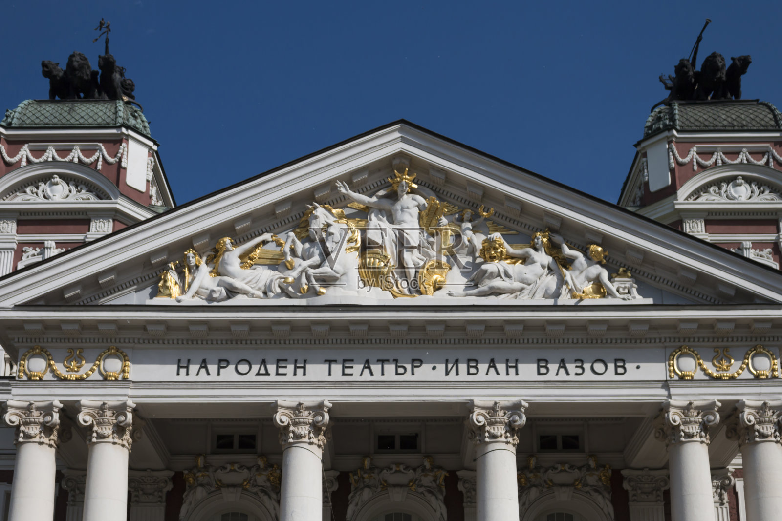 国家剧院-伊凡瓦佐夫在索非亚，保加利亚照片摄影图片