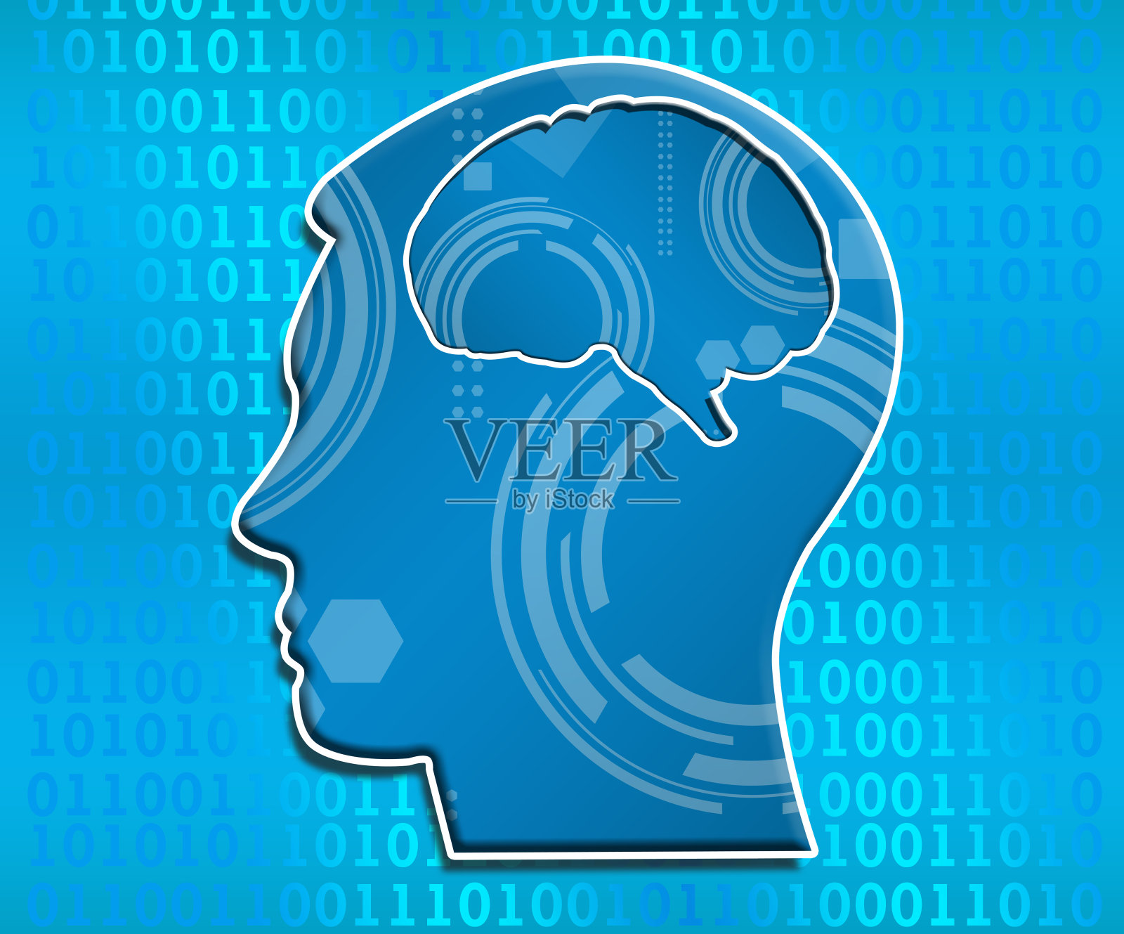 人工智能二叉头方阵照片摄影图片