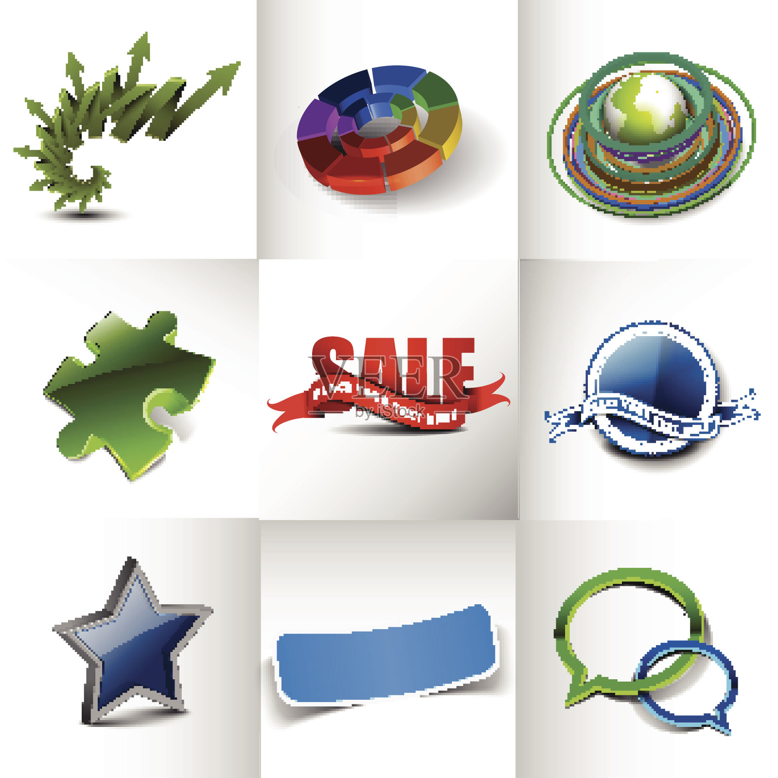 标签设计插画图片素材