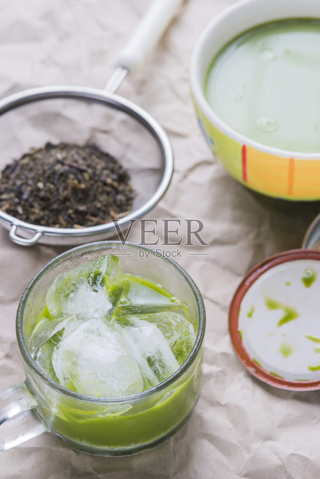 抹茶绿茶照片摄影图片