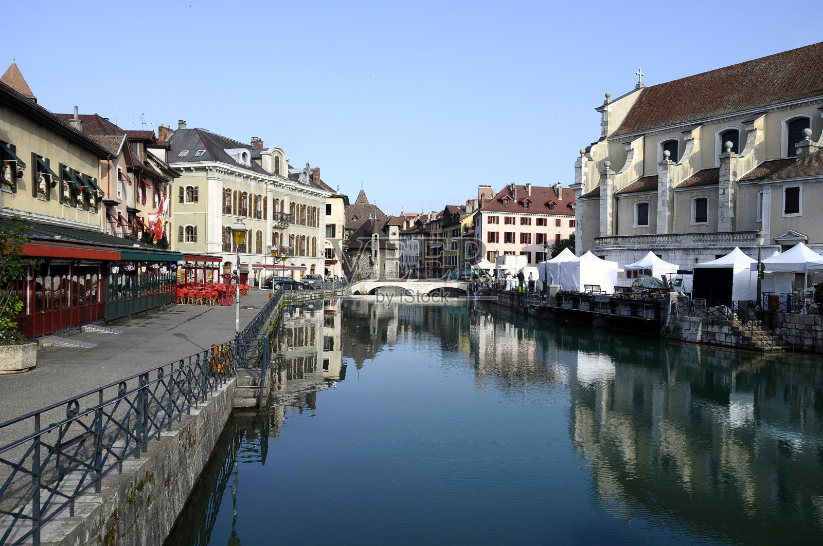 法国萨沃伊的安纳西市照片摄影图片