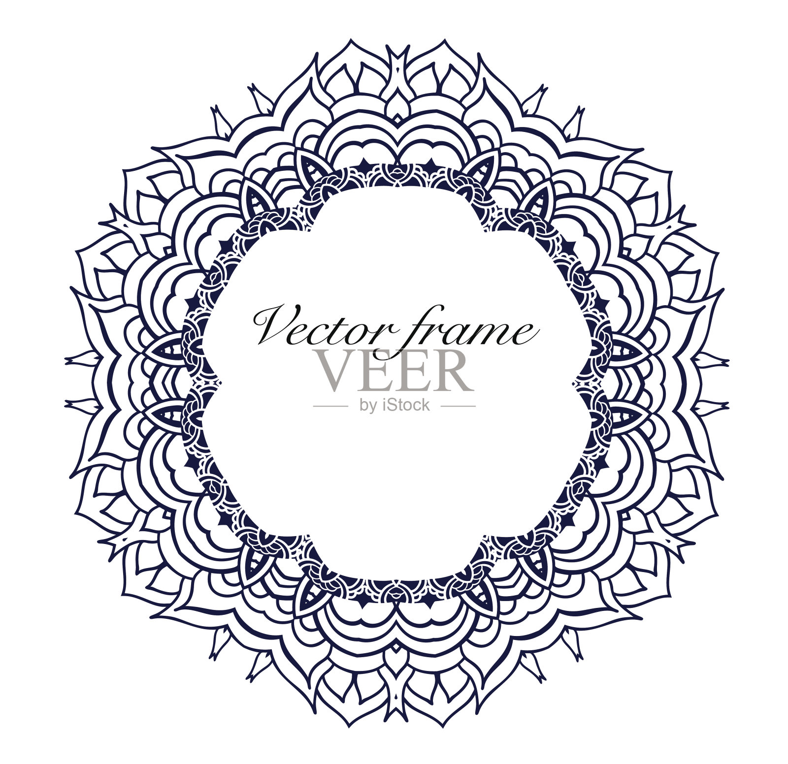 曼荼罗设计设计元素图片