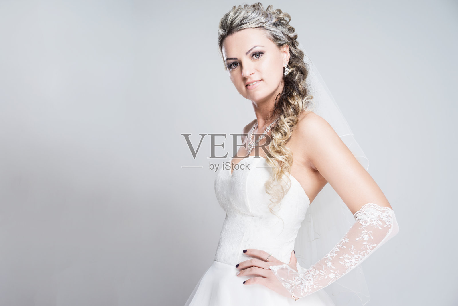 新娘的肖像照片摄影图片