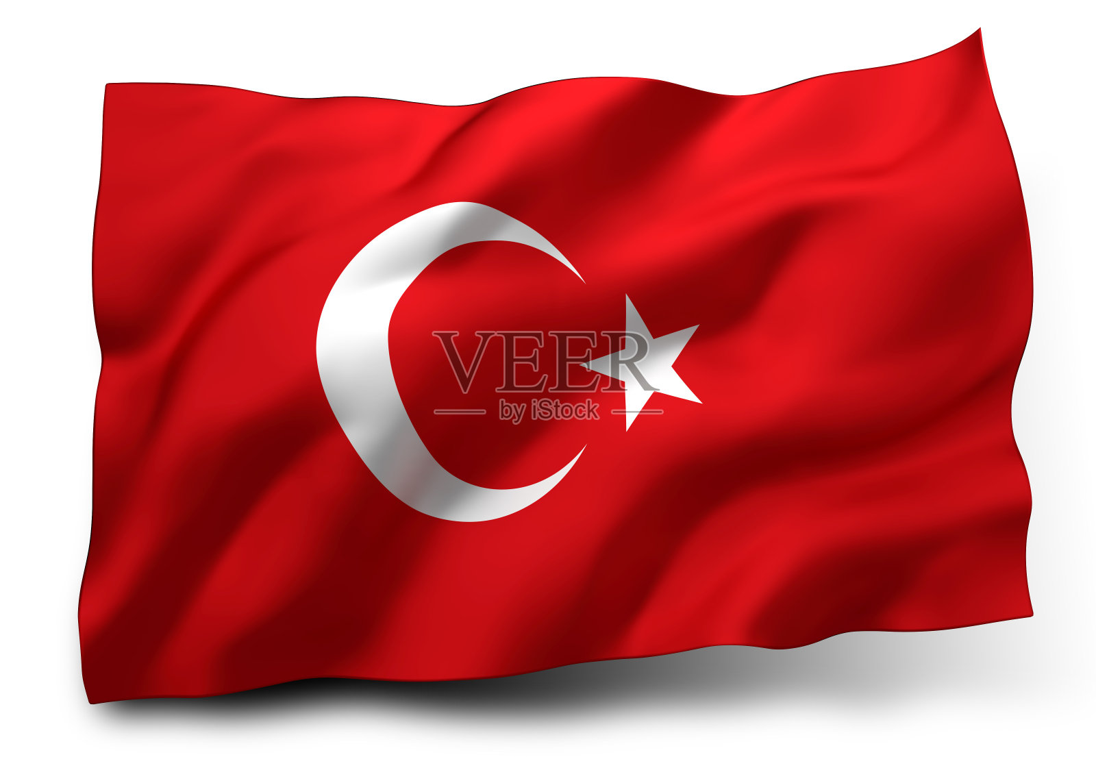 土耳其国旗照片摄影图片