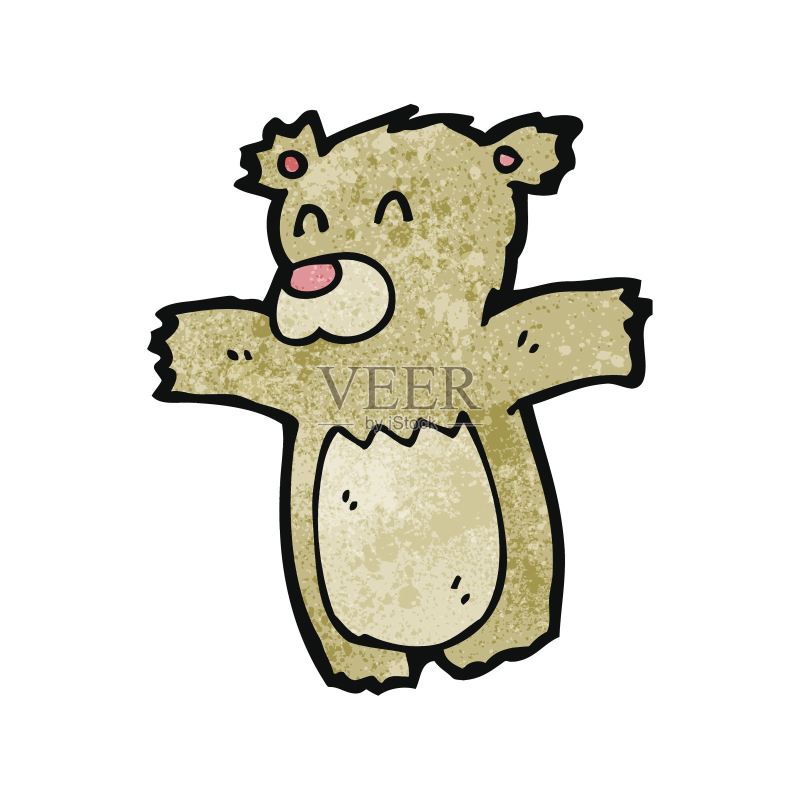 卡通的泰迪熊设计元素图片