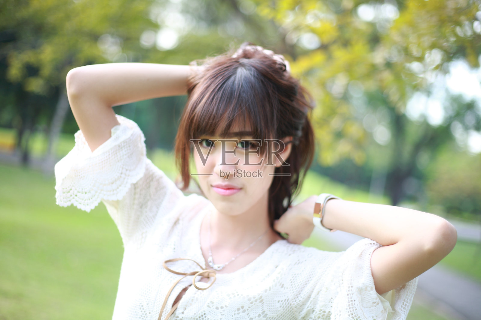 美丽的女孩照片摄影图片