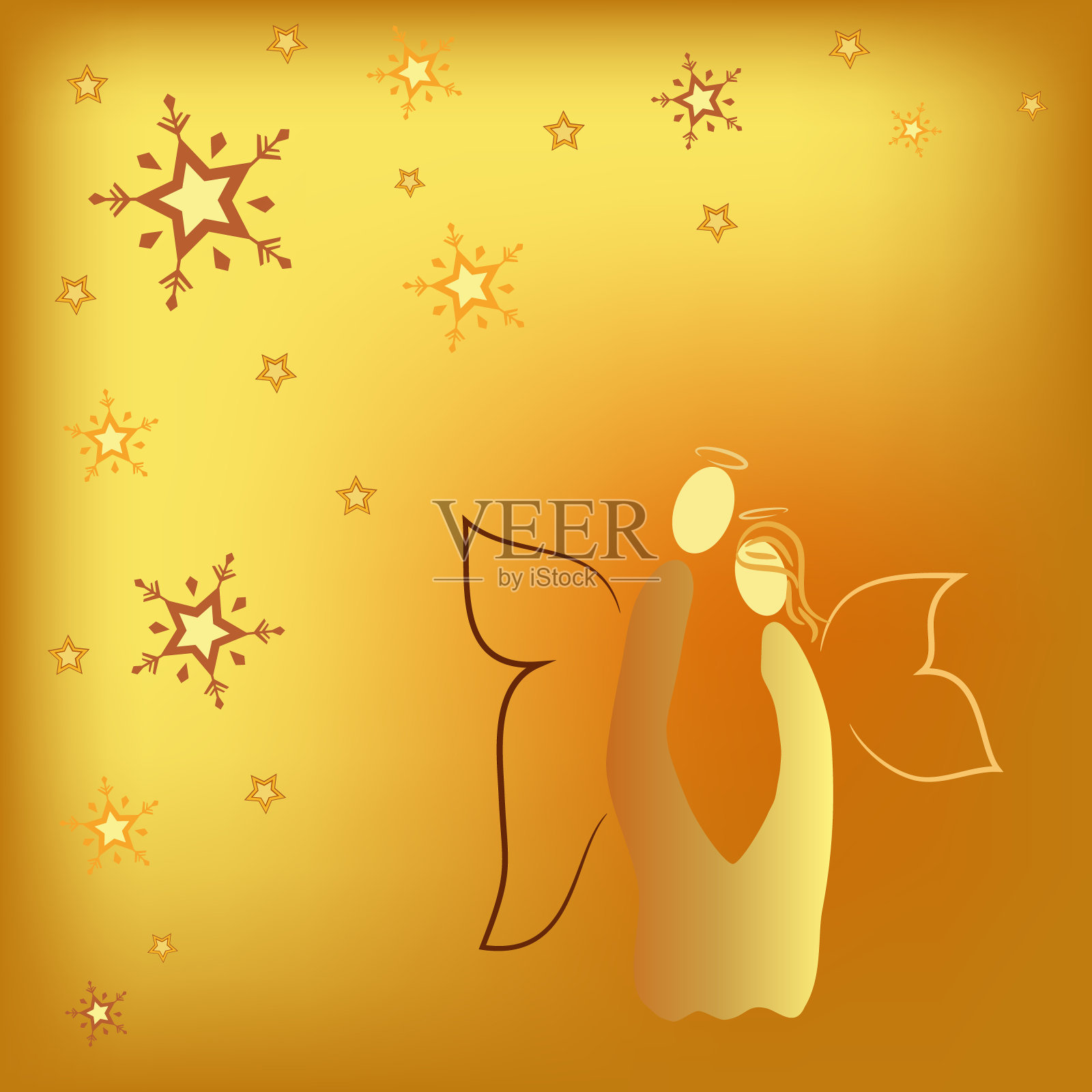 天使插画图片素材