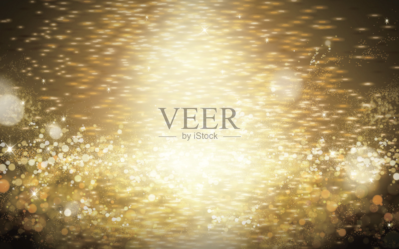 金光粉背景插画图片素材