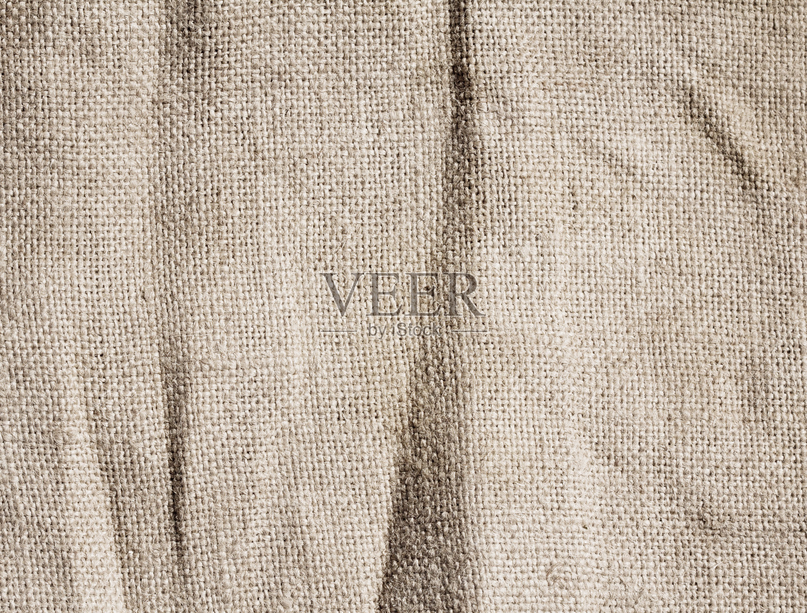 旧的肮脏的棕色粗麻布质地照片摄影图片