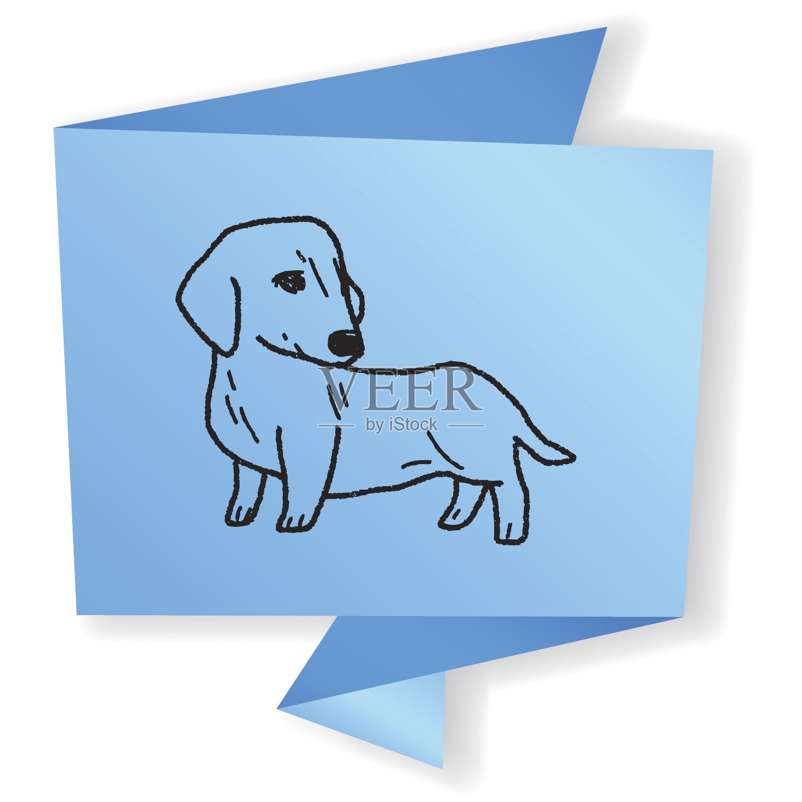 投影仪涂鸦插画图片素材