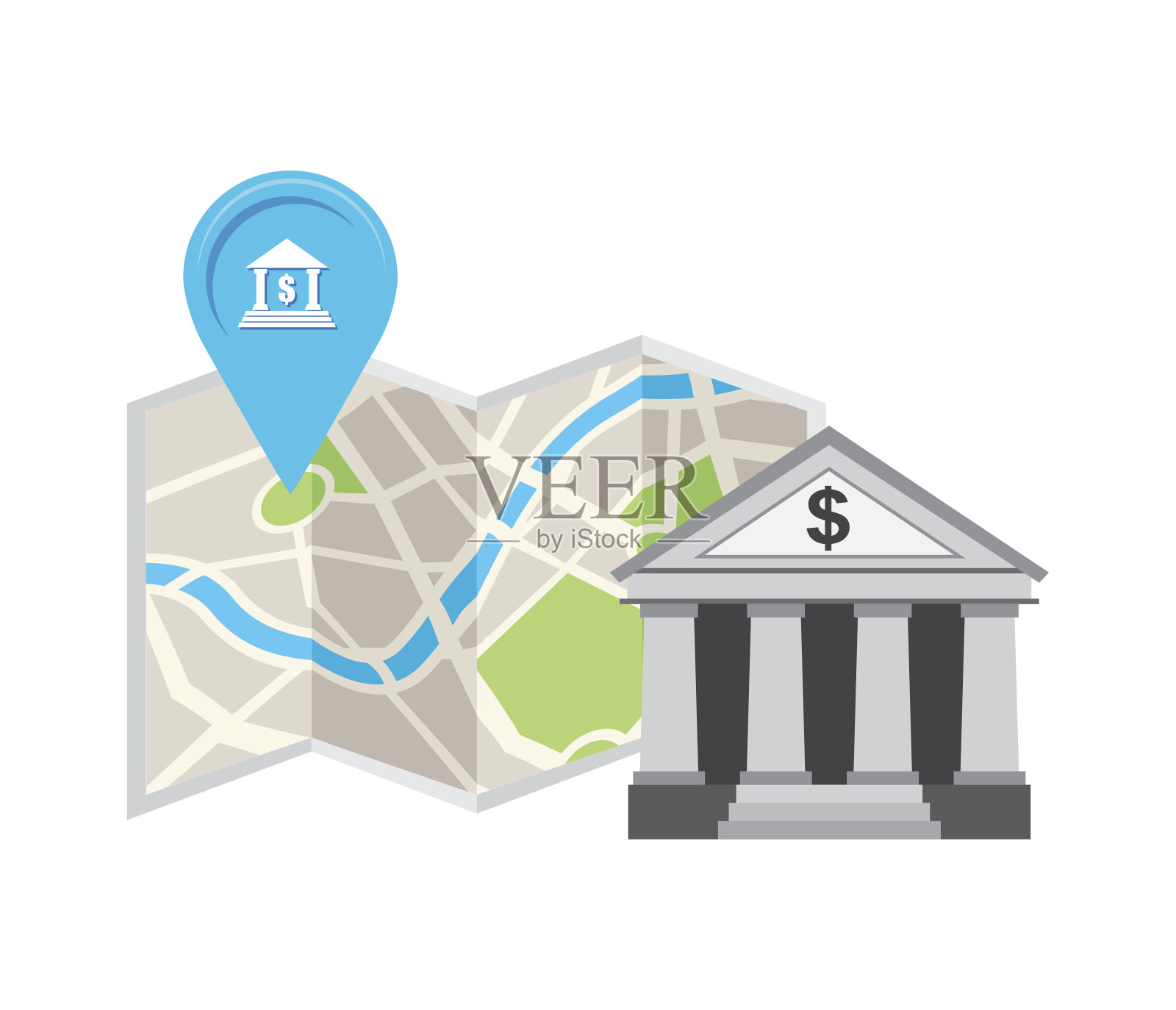 gps图标设计插画图片素材