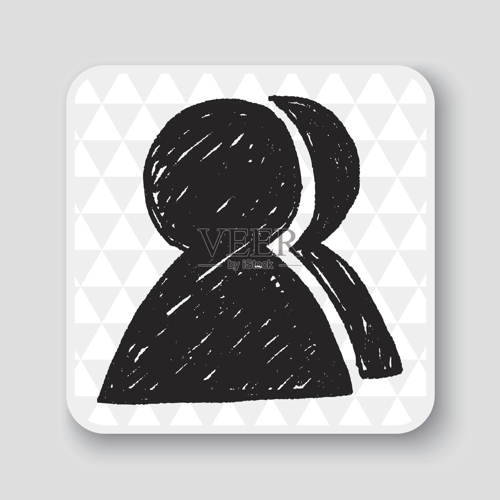 涂鸦字符标志设计元素图片