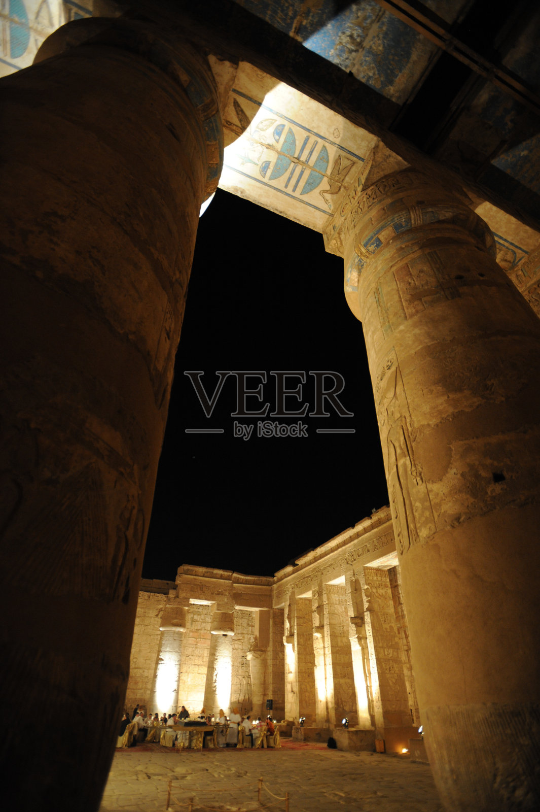 哈布城神庙，埃及照片摄影图片