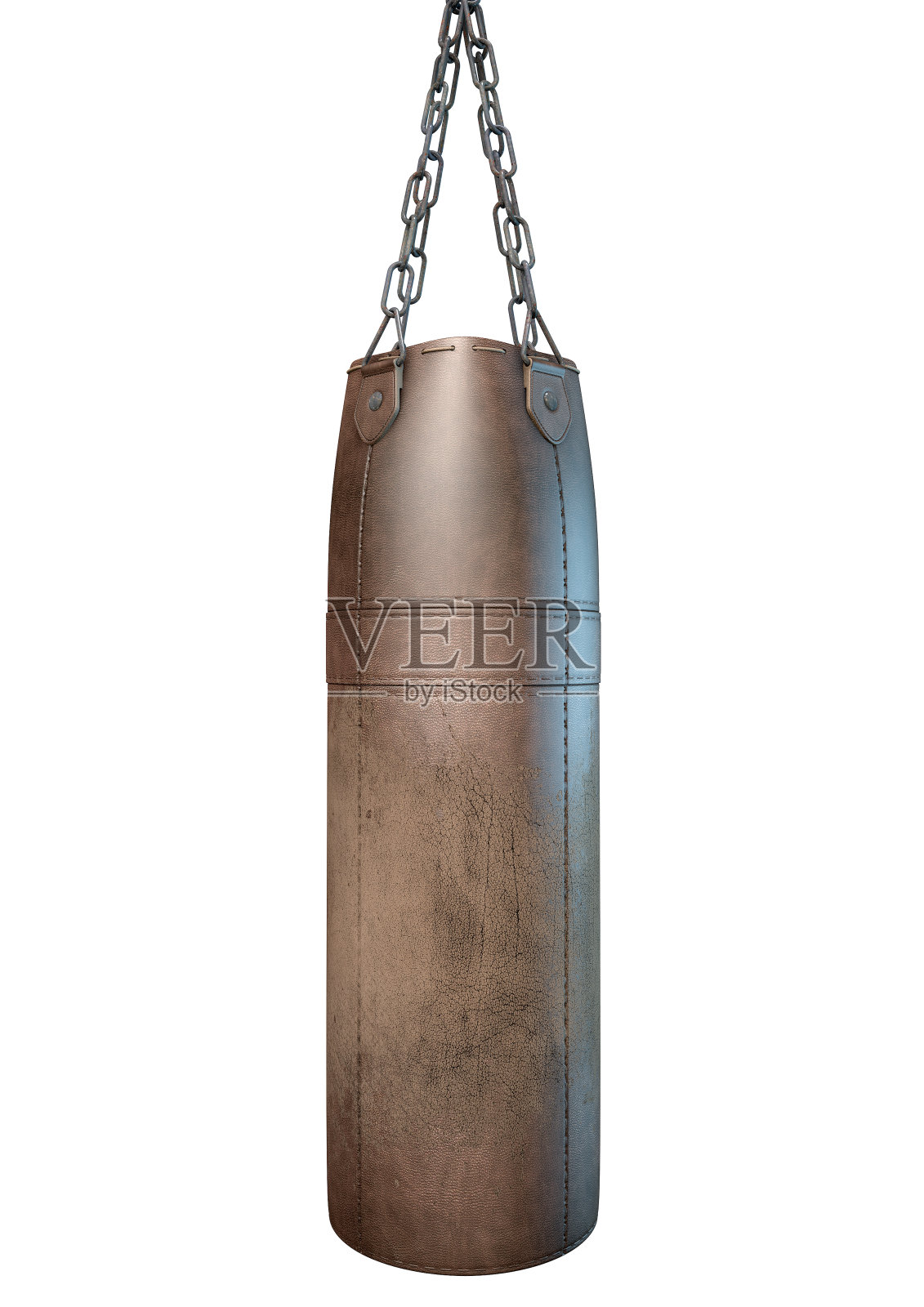 复古皮革拳击袋照片摄影图片