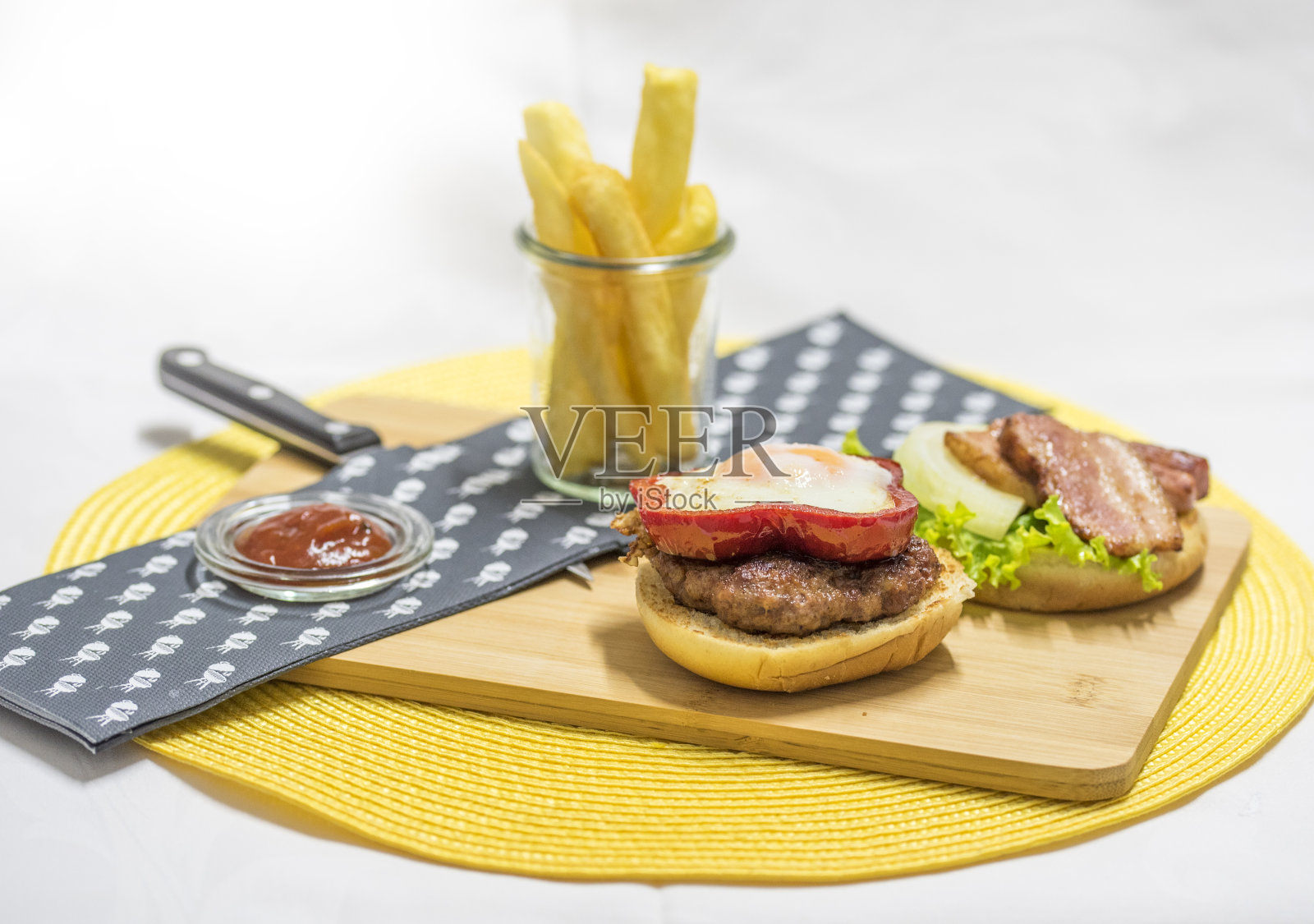 汉堡照片摄影图片