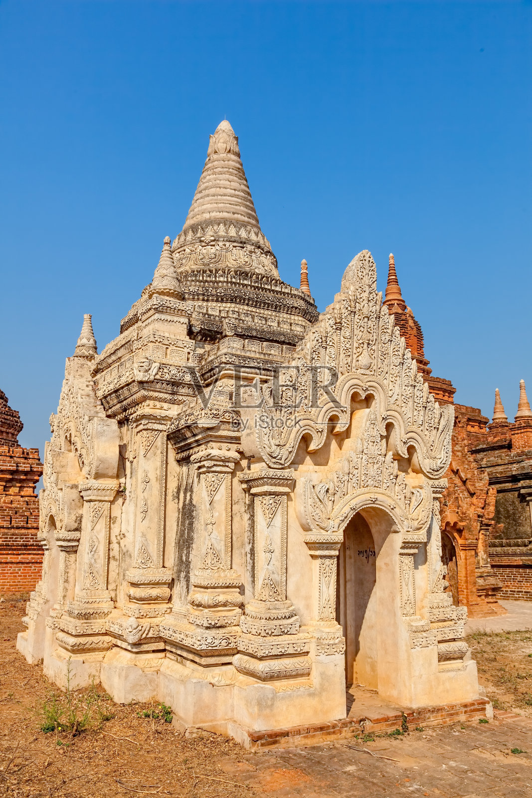 蒲甘白塔照片摄影图片