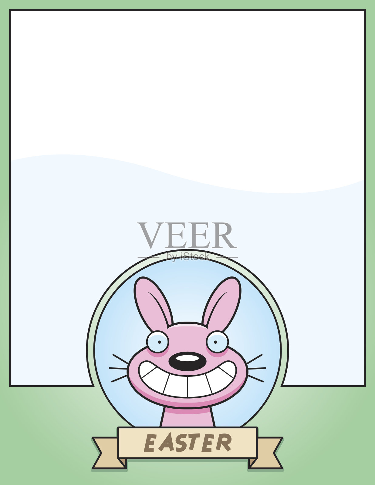 卡通复活节兔子图片插画图片素材