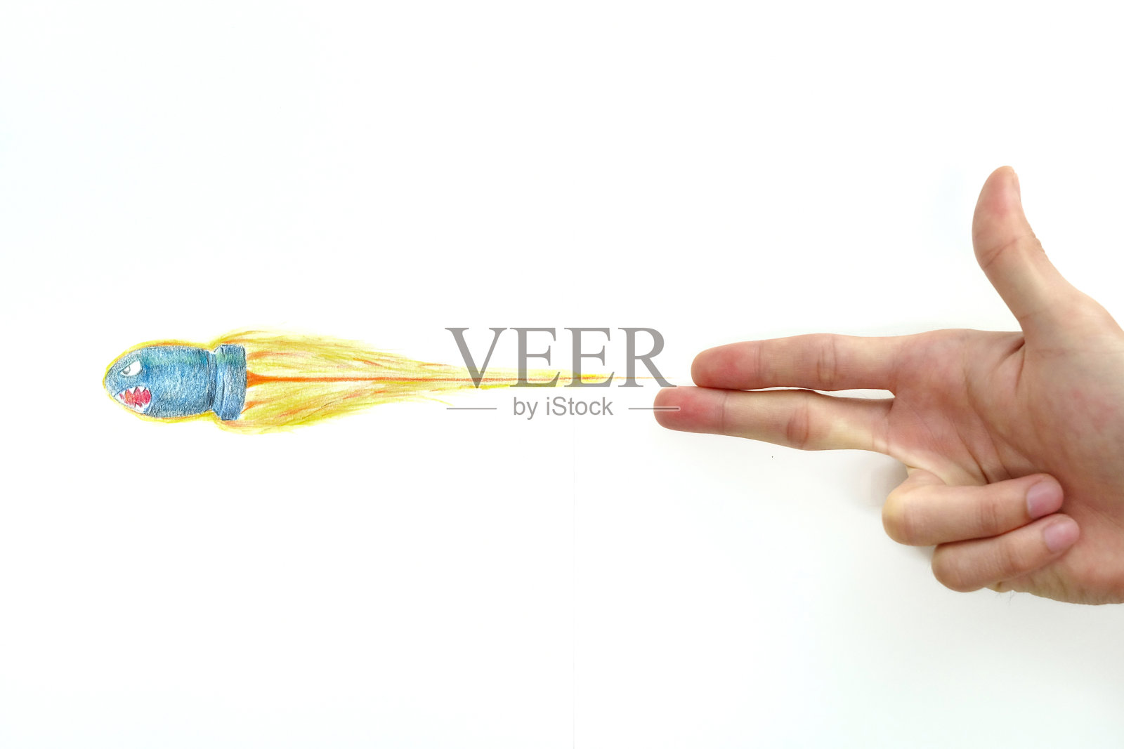 手的枪的手势照片摄影图片