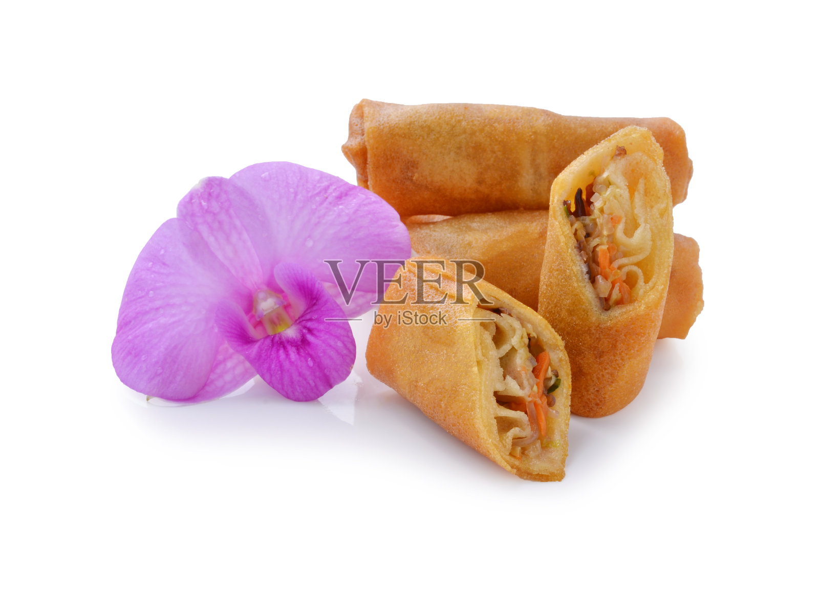 春卷食物照片摄影图片