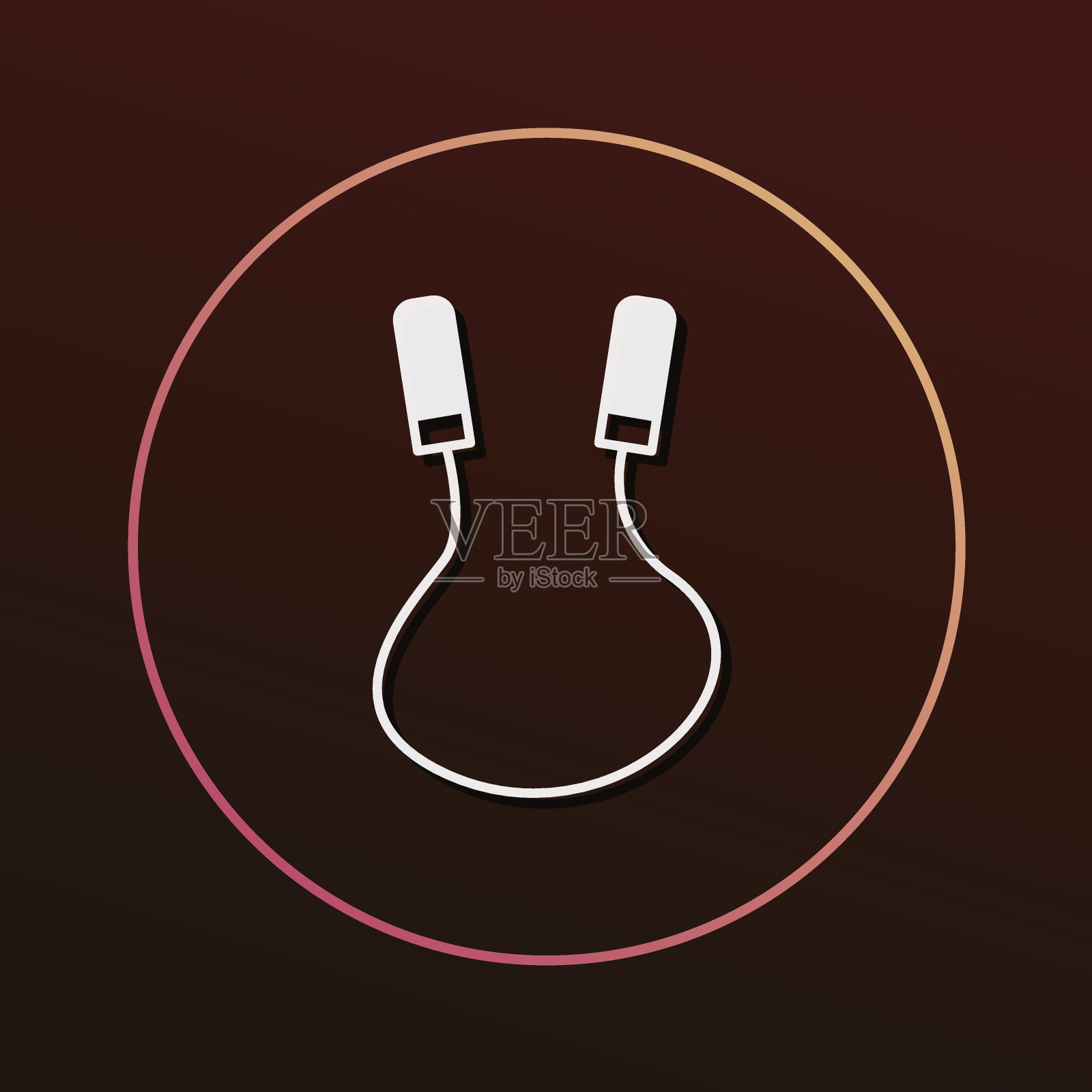 跳绳图标设计元素图片