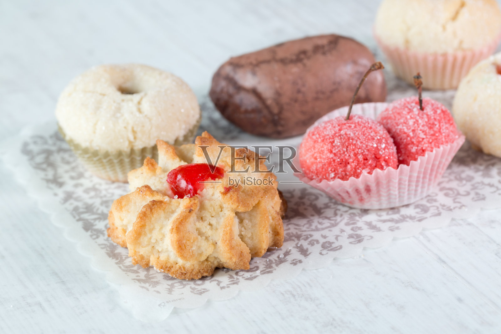 意大利杏仁点心照片摄影图片