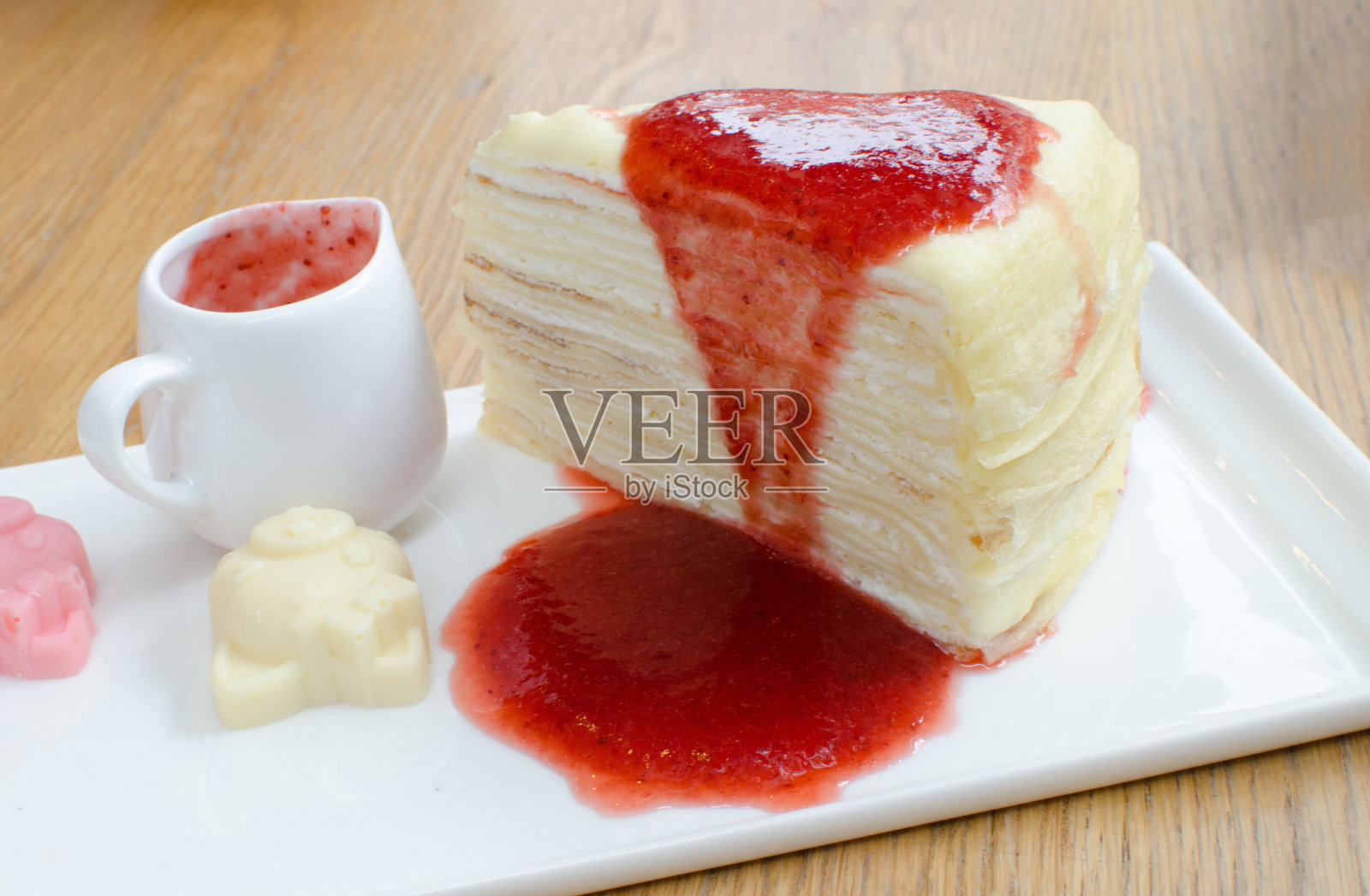 绉蛋糕照片摄影图片