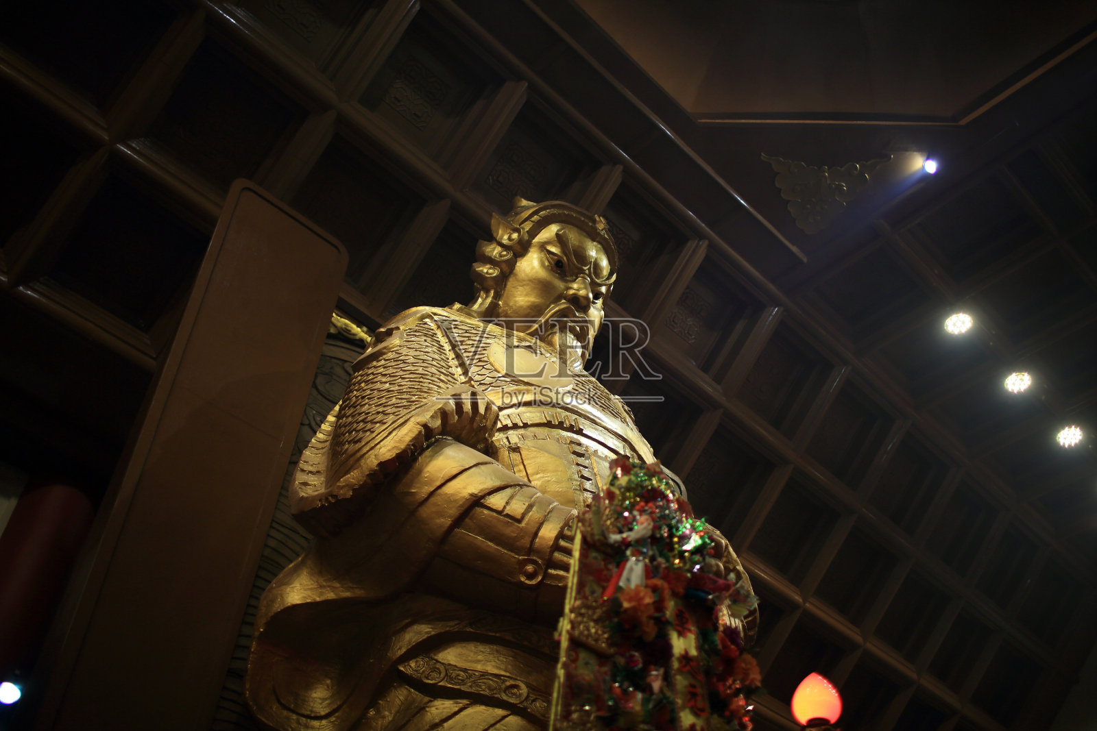 沙田车公庙的雕像照片摄影图片