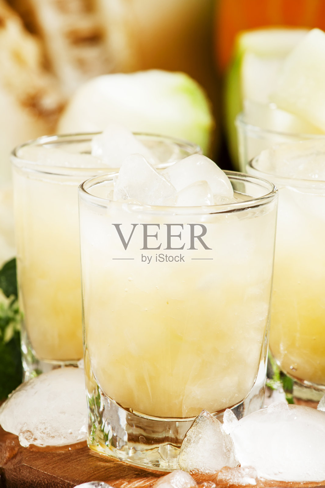 冰薄荷冬瓜提神饮料照片摄影图片