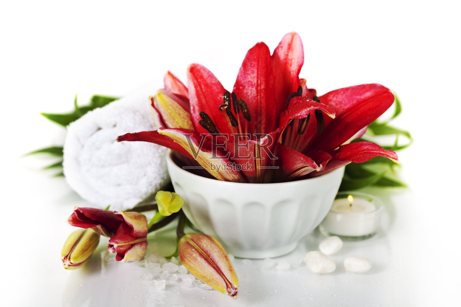 水疗中心组成照片摄影图片