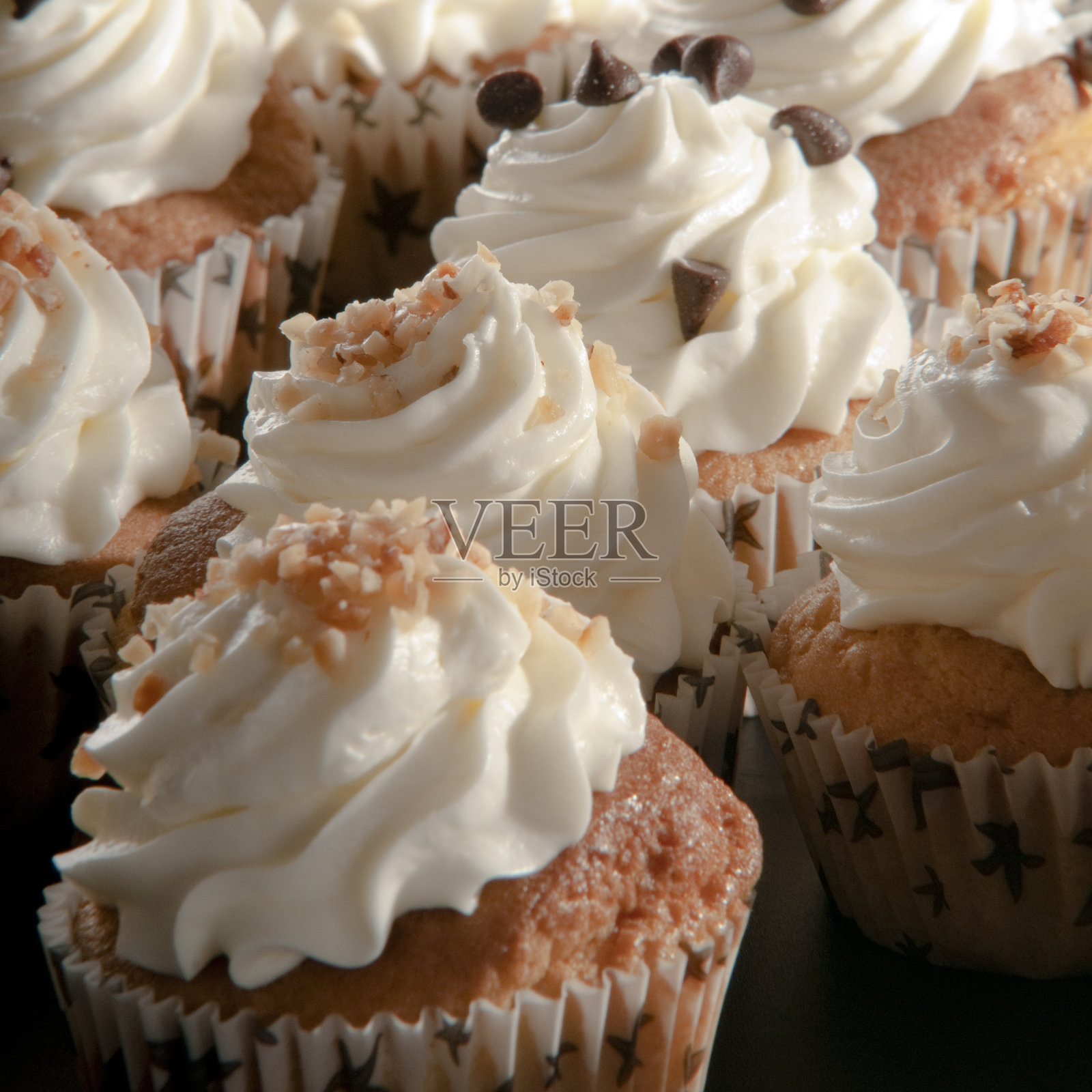美国甜食无麸质松饼照片摄影图片