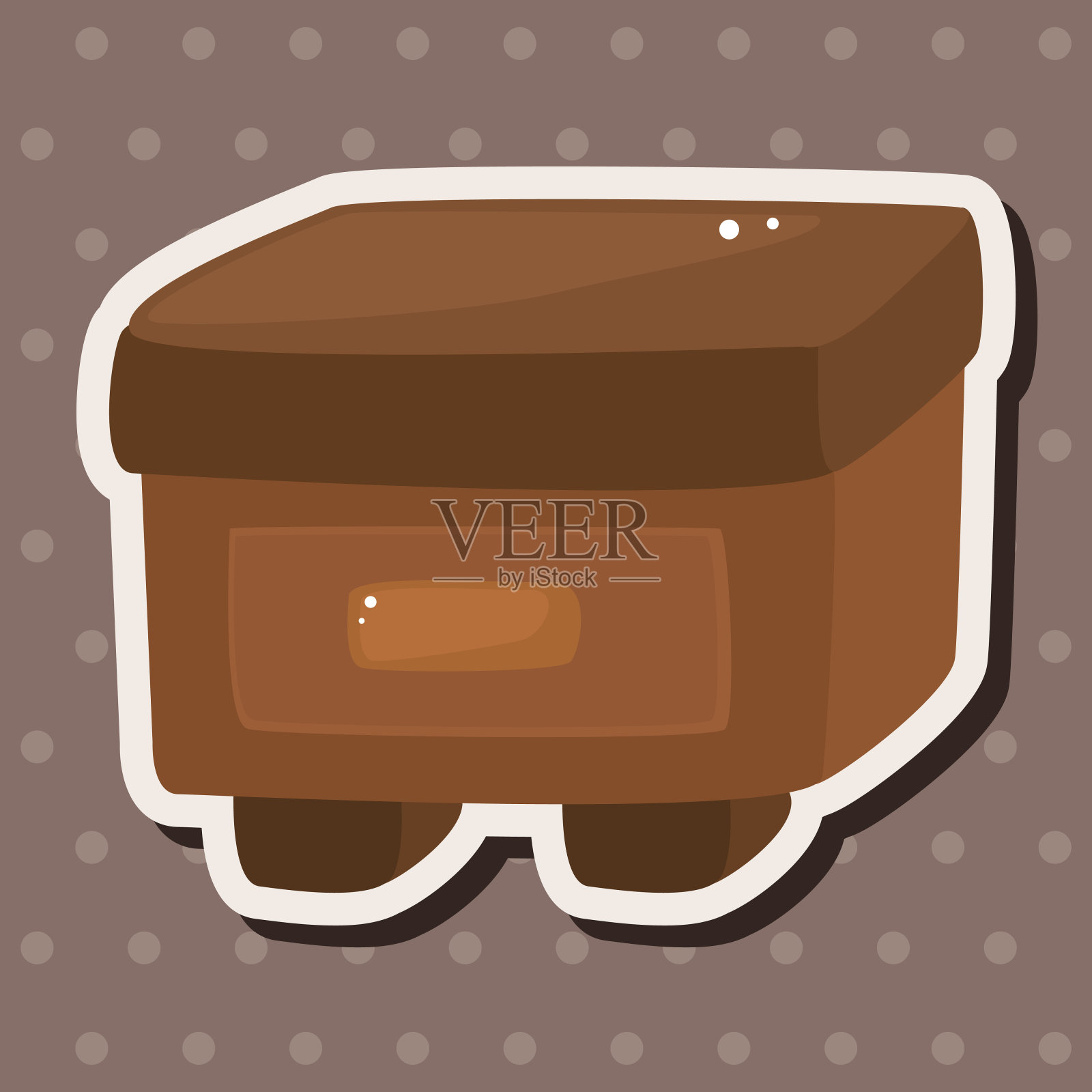 家具柜主题元素插画图片素材