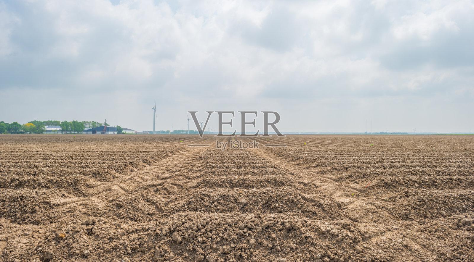 在春天犁地照片摄影图片