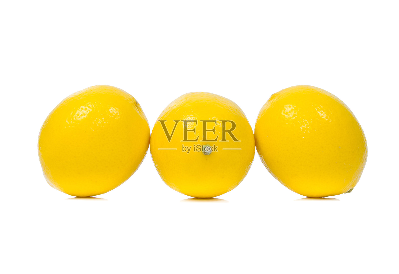 亮黄色多汁的柠檬。照片摄影图片