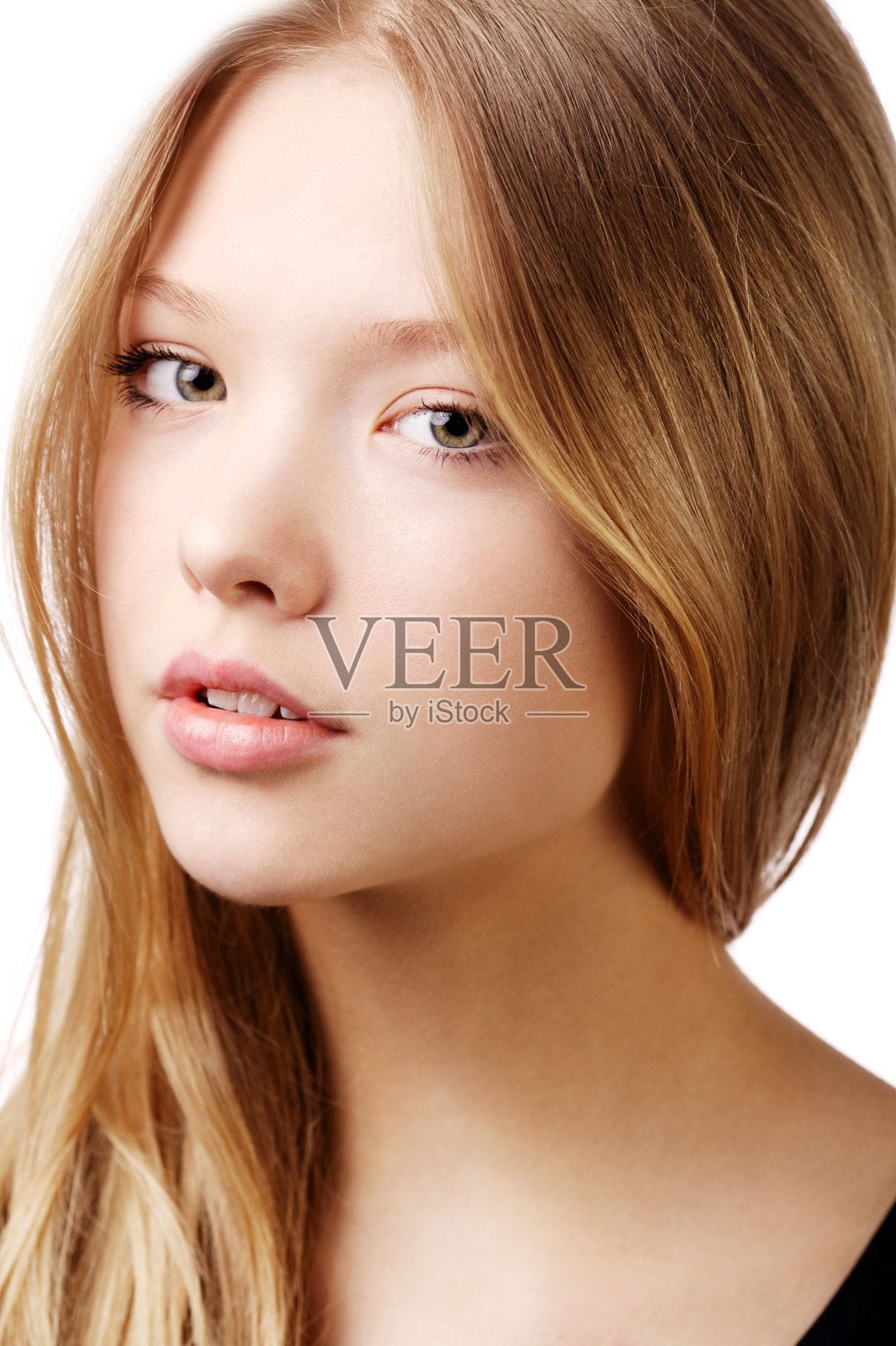 美丽少女肖像照片摄影图片