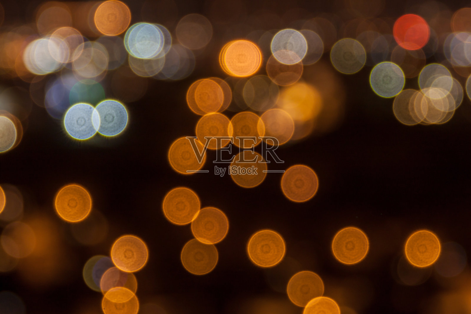 城市的灯光散景照片摄影图片