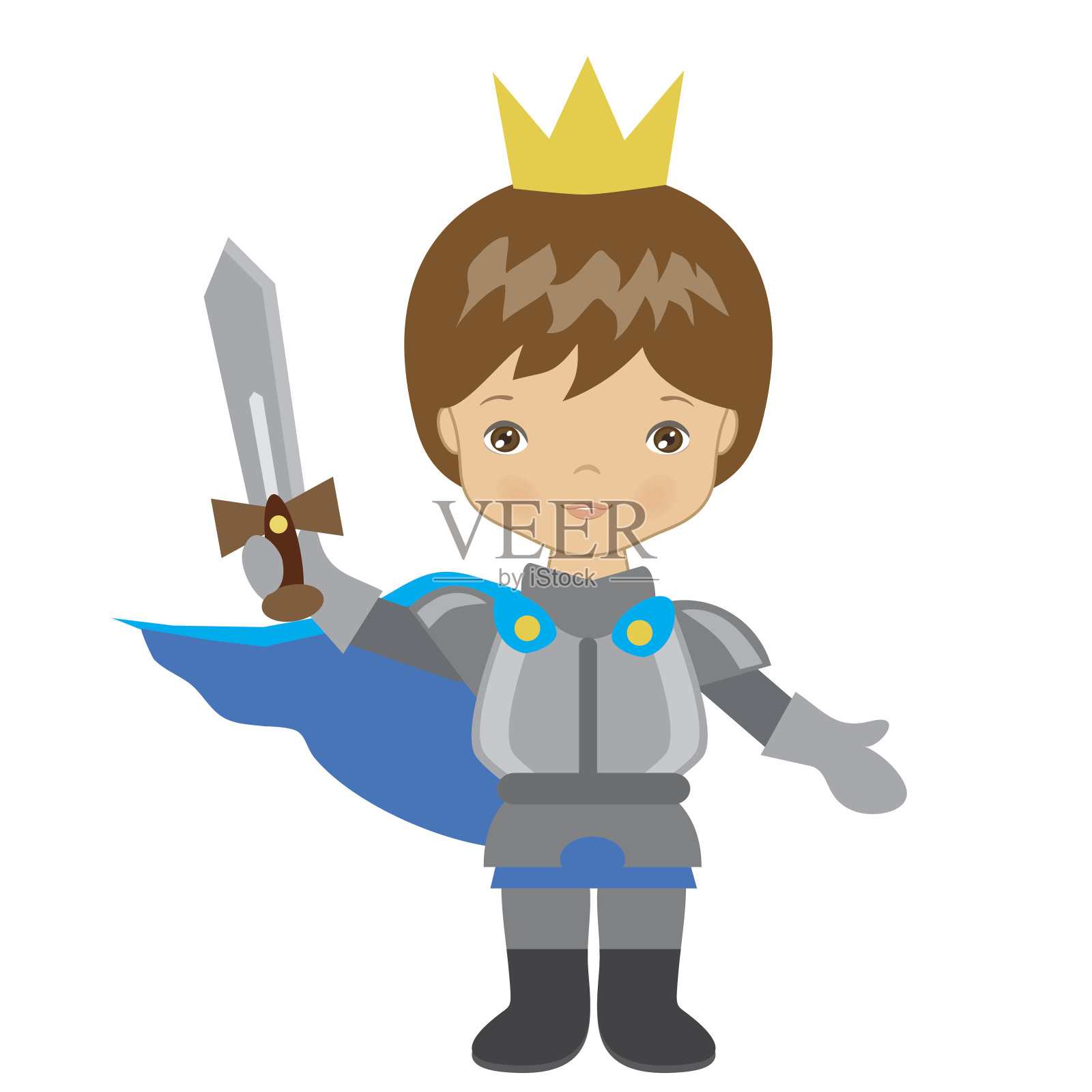 王子矢量图插画图片素材