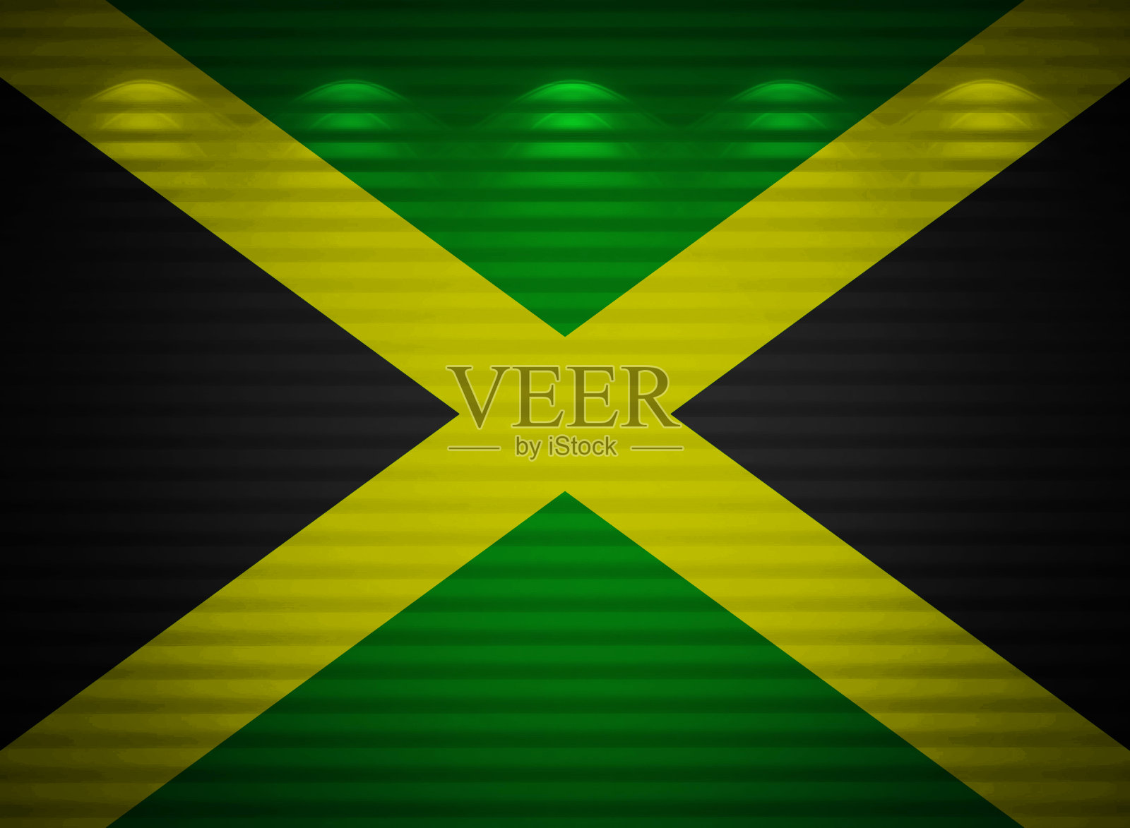 牙买加国旗墙，抽象背景照片摄影图片