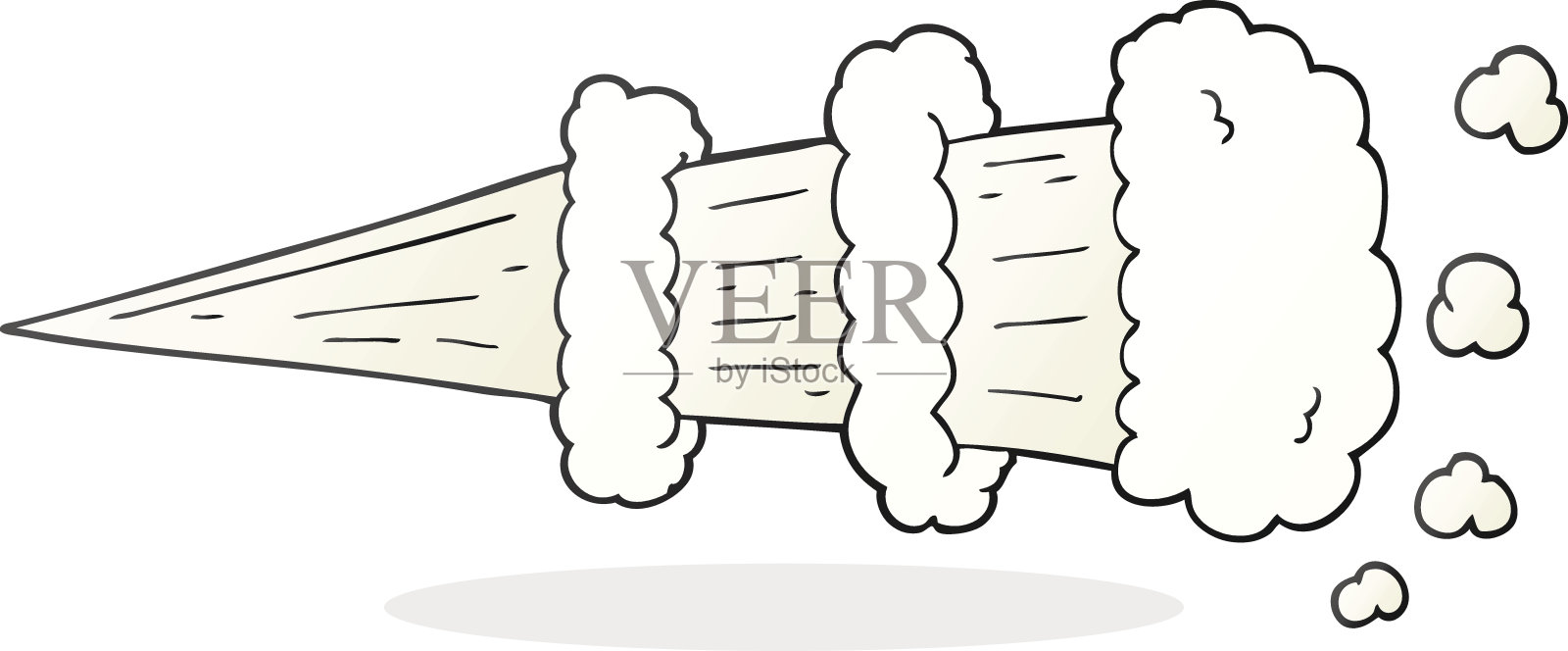 卡通蒸汽爆炸插画图片素材