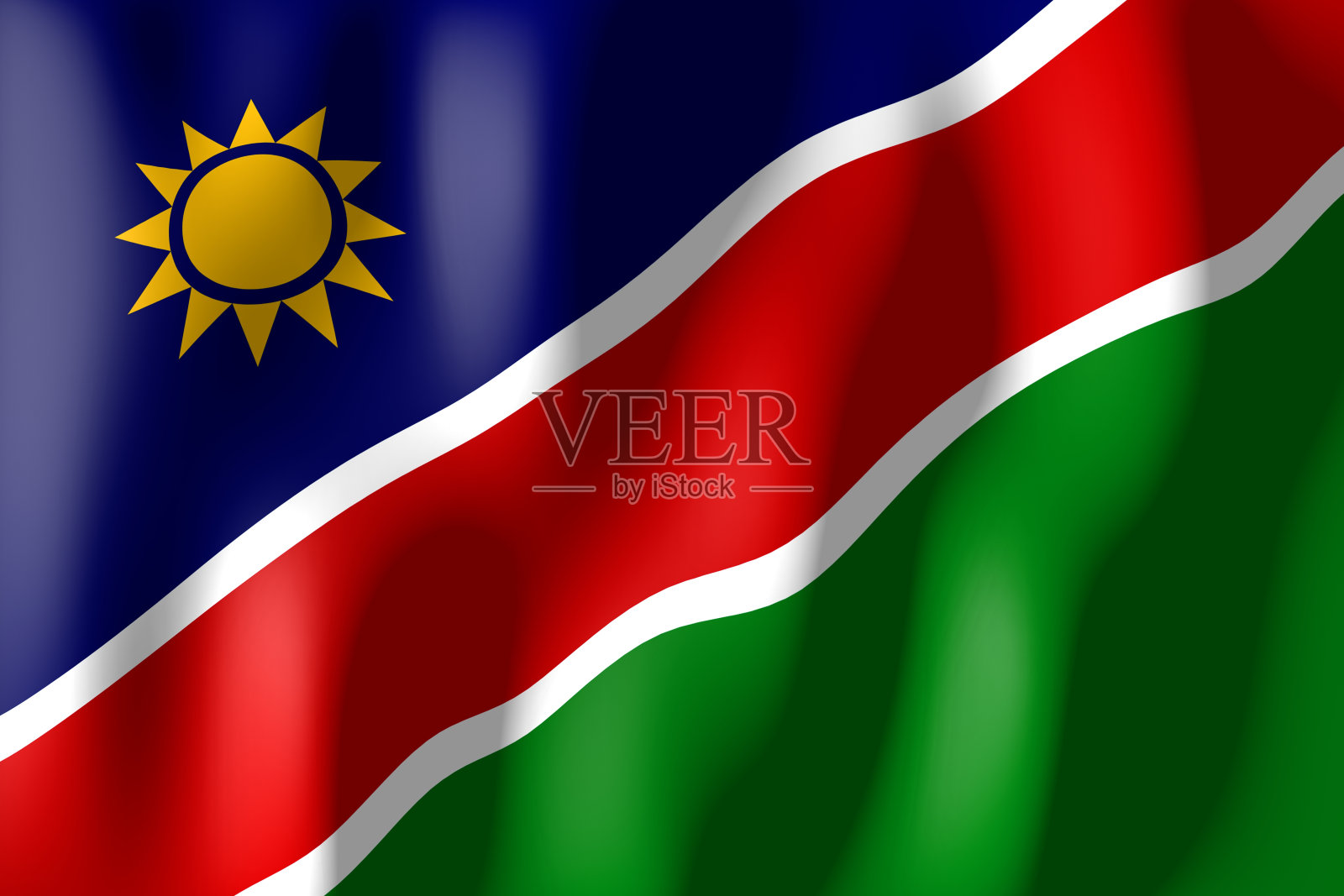 纳米比亚旗照片摄影图片