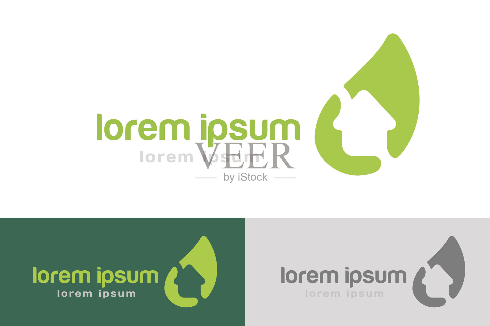 银行，金融组织矢量图标模板插画图片素材