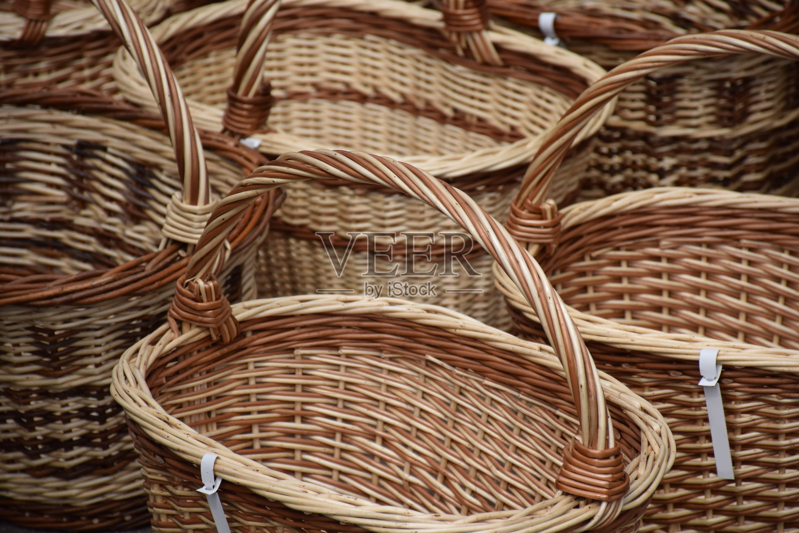 打褶的篮子照片摄影图片