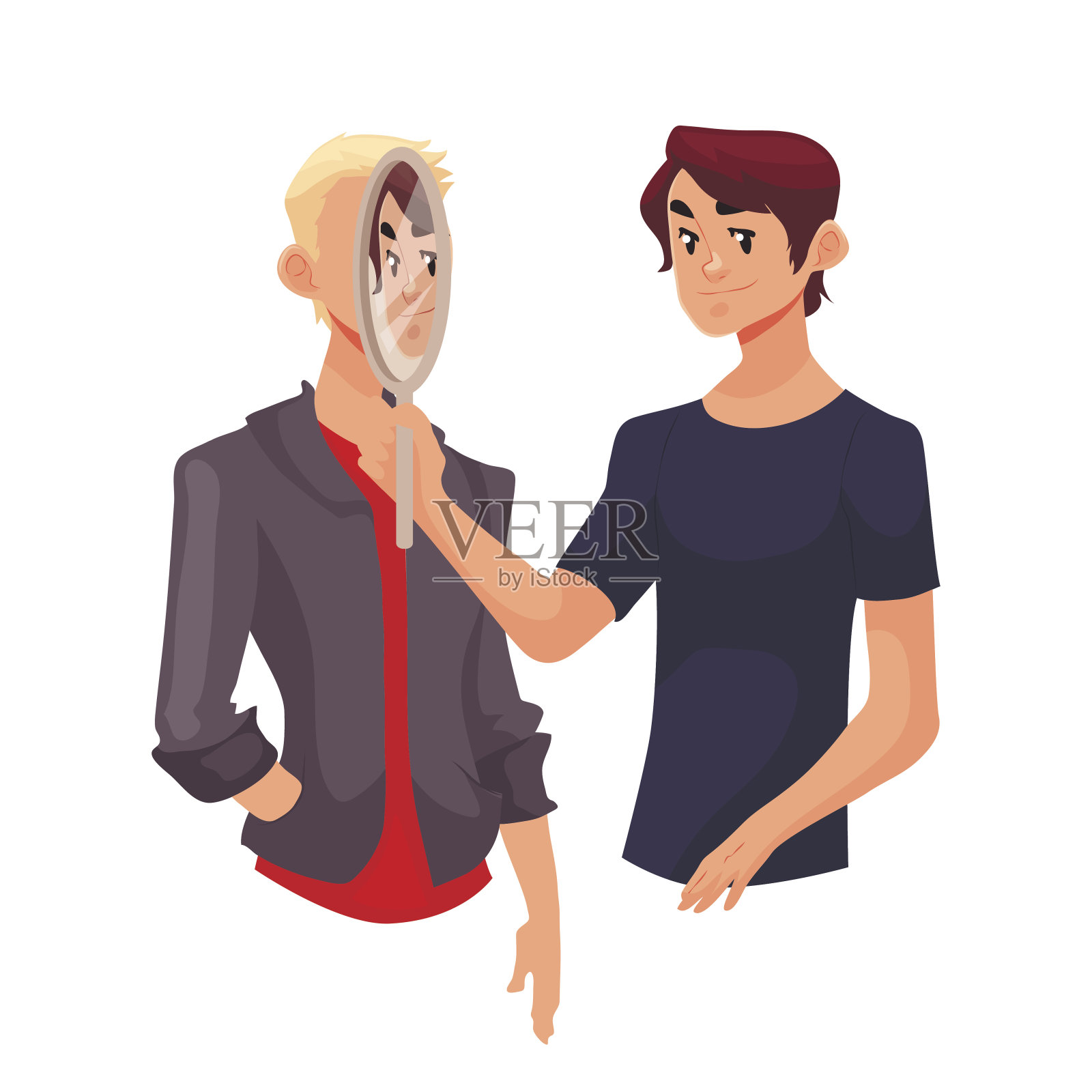 移情、理解、匹配情感的概念设计元素图片