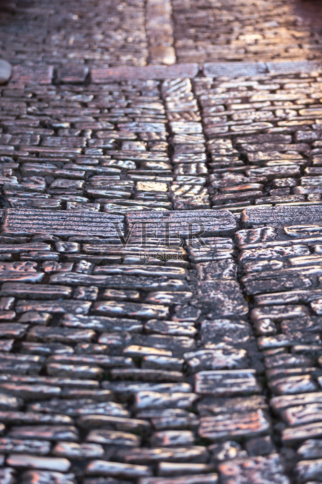 鹅卵石路面近景背景照片摄影图片