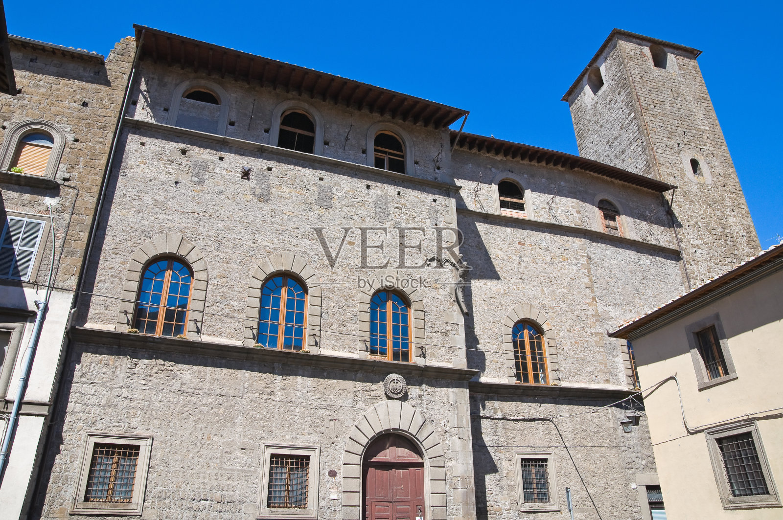 Chigi宫。维托博。拉齐奥。意大利。照片摄影图片