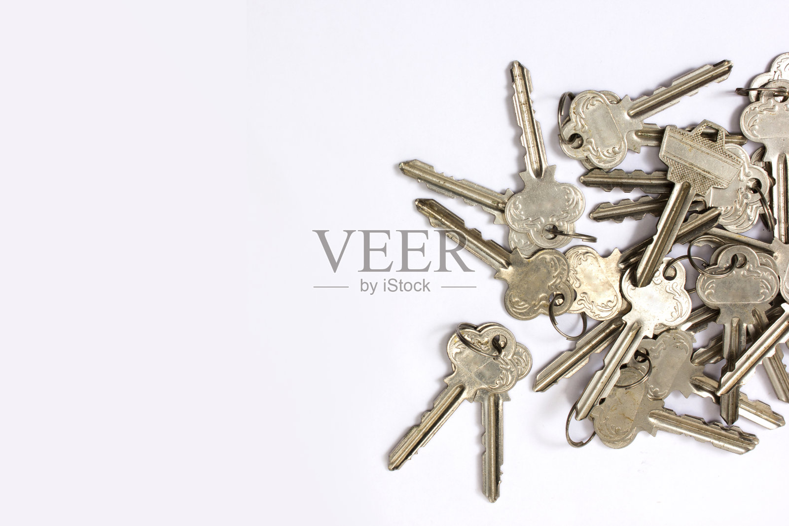 不锈钢的钥匙照片摄影图片