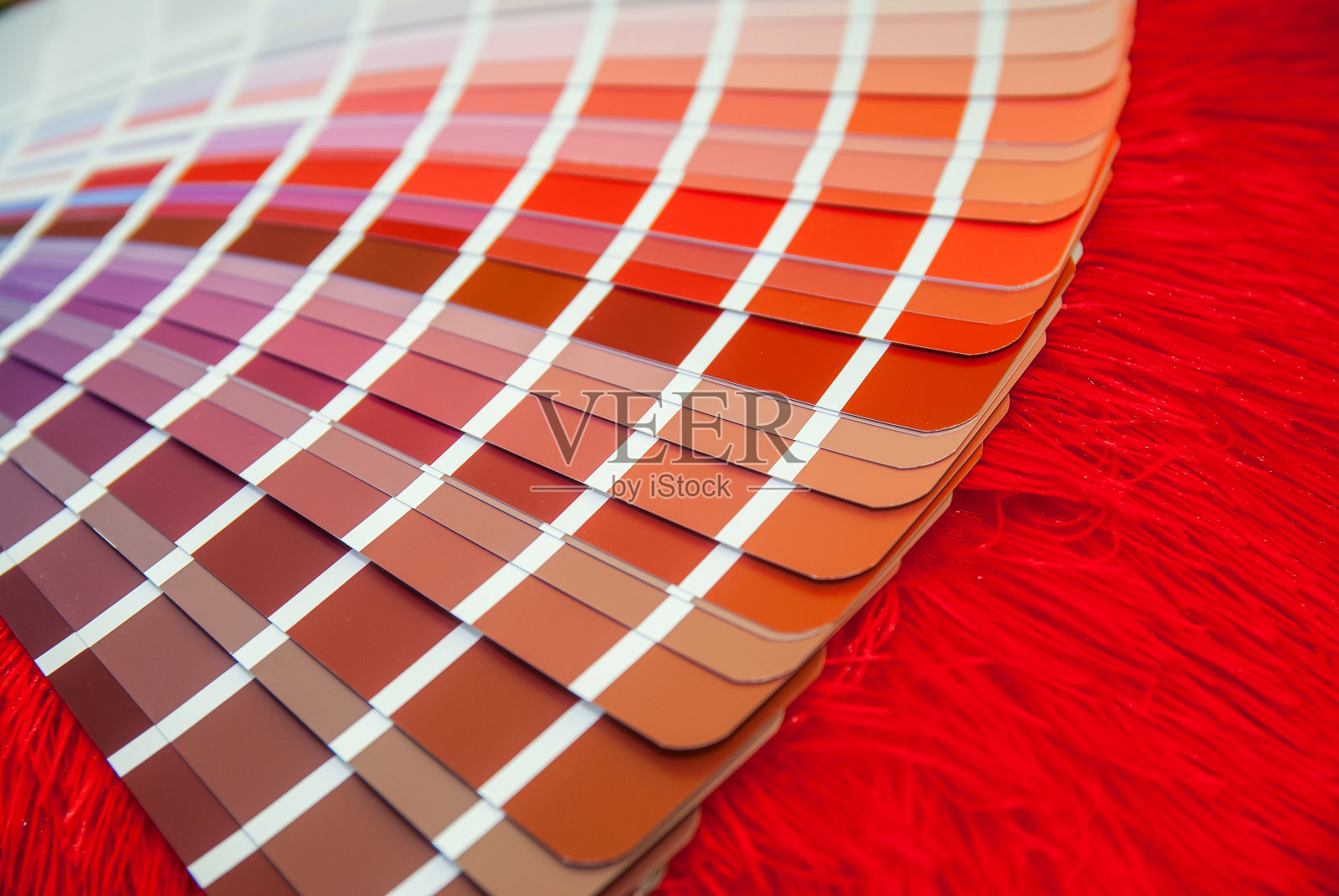 打开红色样品颜色目录照片摄影图片